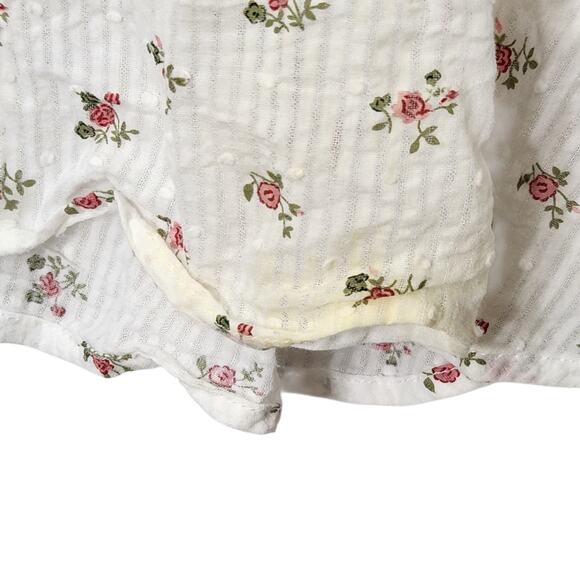 ANTHROPOLOGIE ANNA GRACE DRESS MINI SZ S COTTAGECORE FLORAL ROMANTIC SPRING - Picture 9 of 9